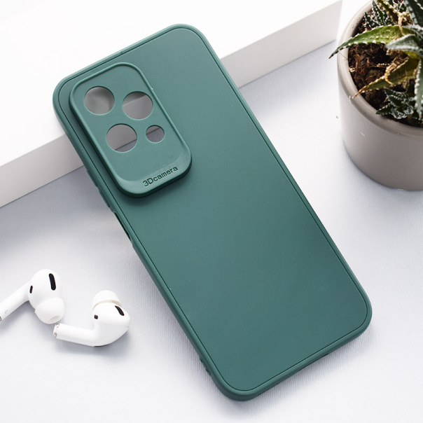 Maska za Honor 200 Lite 3D Camera tamno zelena - 613048