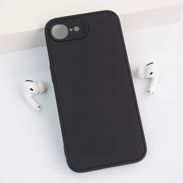 Maska za iPhone SE (2024) 3D Camera crna - 614580