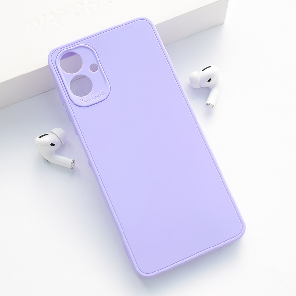 Maska za Samsung A06/ A065F 3D Camera ljubičasta - 614345