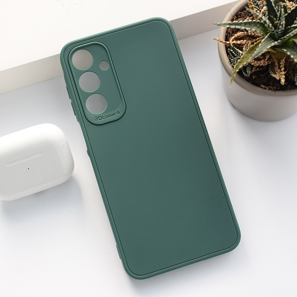 Maska za Samsung A16 5G/ A166B 3D Camera tamno zelena - 613936