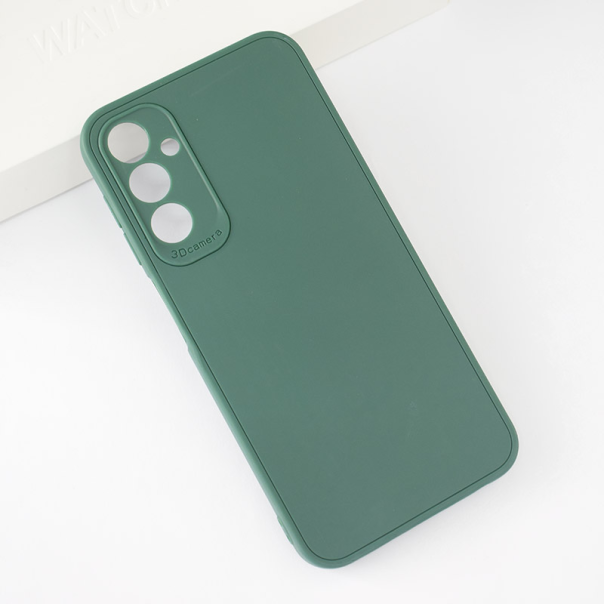 Maska za Samsung A24 4G/ A245F/ A24 5G 3D Camera tamno zelena - 604821