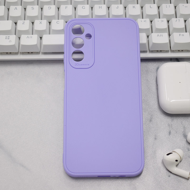 Maska za Samsung A34 5G/ A346B ljubičasta 3D Camera - 602130