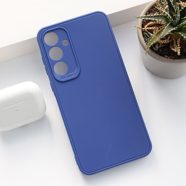 Maska za Samsung A55 5G/ A556B 3D Camera tamno plava - 613937