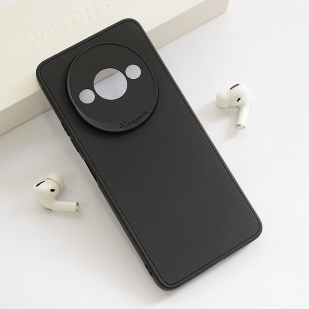 Maska za Xiaomi Redmi A3 (2024) 3D Camera crna - 610922