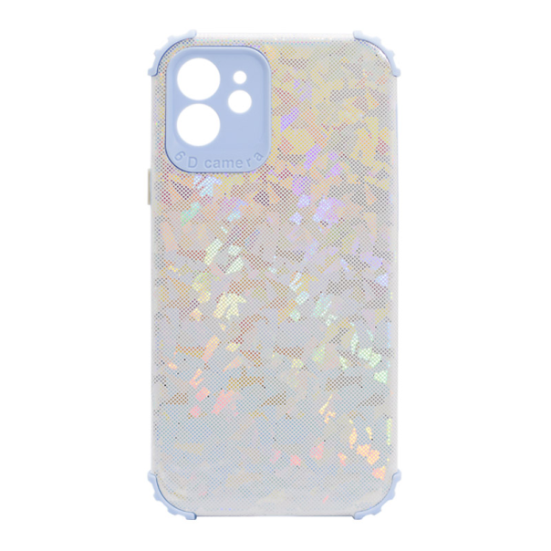 Maska za iPhone 12 6D Crystal bela - 055295