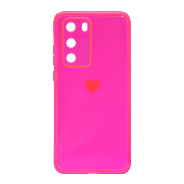 Maska za Huawei P40 Air Neon silicone pink - 042365-1