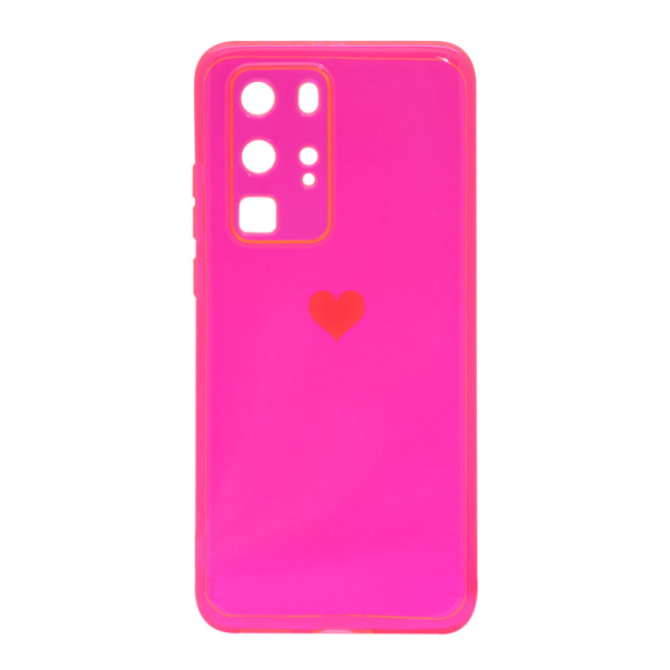 Maska za Huawei P40 Pro Air Neon silicone pink - 042367-1-1