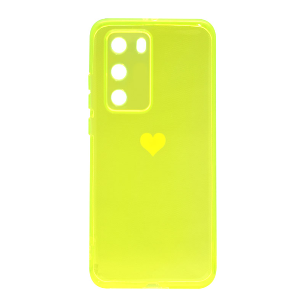 Maska za Huawei P40 Air Neon silicone žuta - 042363