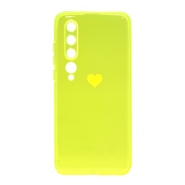 Maska za Xiaomi Mi 10/ 10 Pro Air Neon silicone žuta - 042368-1