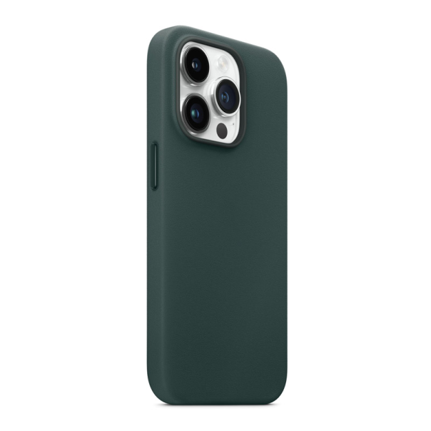 Maska za iPhone 13 Pro Beautiful Shine Leather zelena - 059405