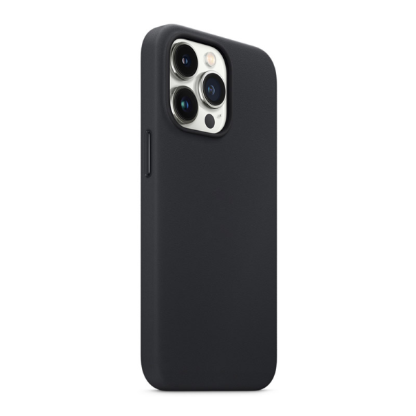 Maska za iPhone 14 Pro Beautiful Shine Leather crna - 057542