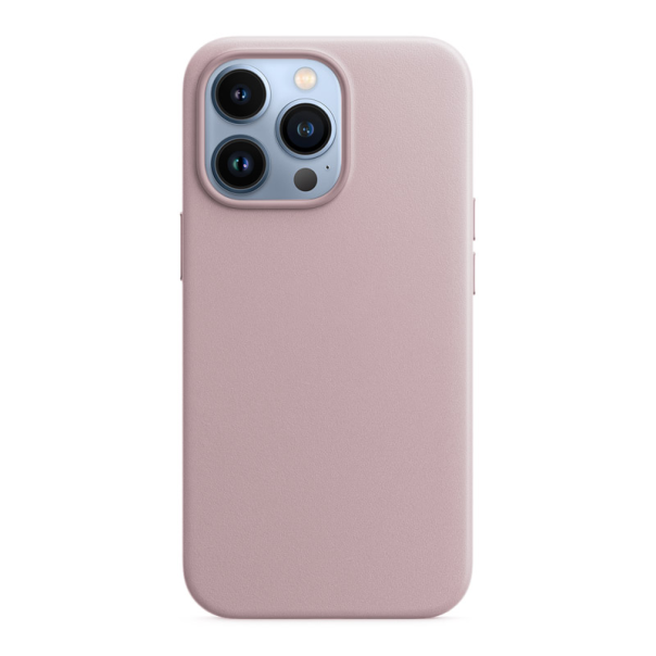 Maska za iPhone 14 Pro Beautiful Shine Leather roze - 057544