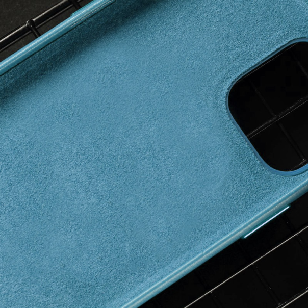 Maska za iPhone 15 Pro Max Beautiful Shine Leather plava - 603206