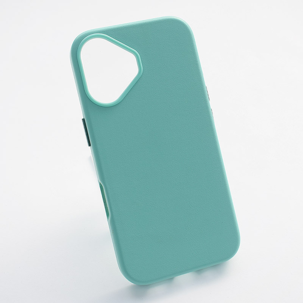 Maska za iPhone 16 Beautiful Shine Leather svetlo zelena - 614172