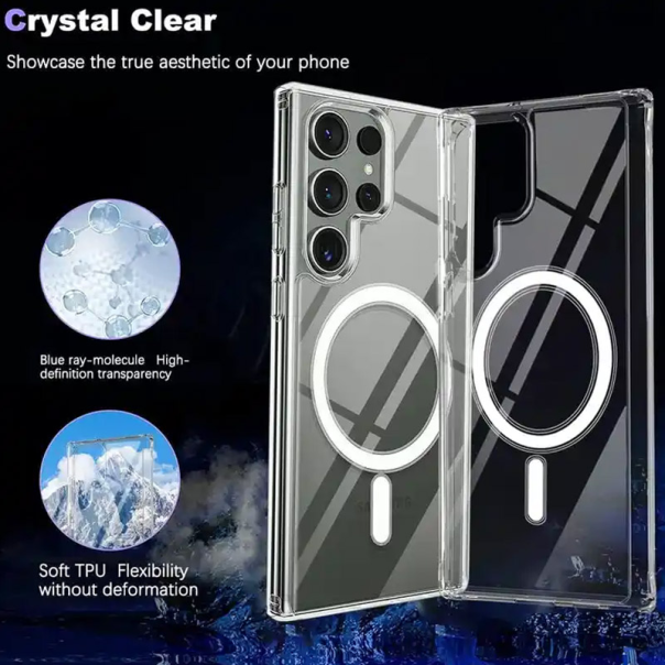 Maska za Samsung S24/ S921B Berlia Clear Mag Case Premium transparent - 608009