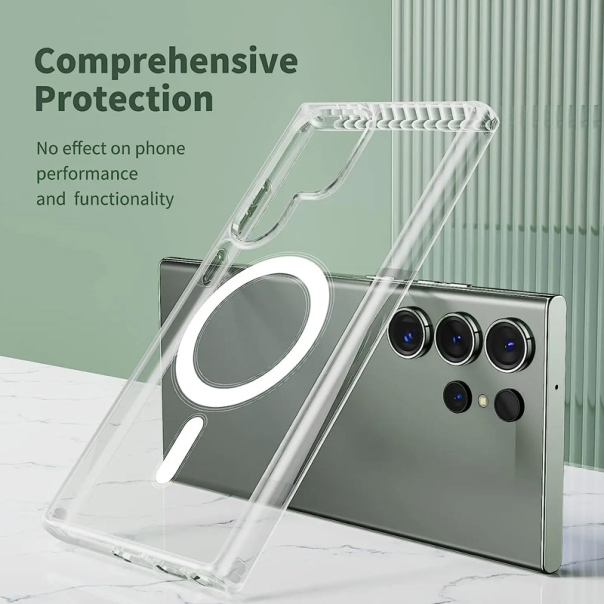 Maska za Samsung S24/ S921B Berlia Clear Mag Case Premium transparent - 608009