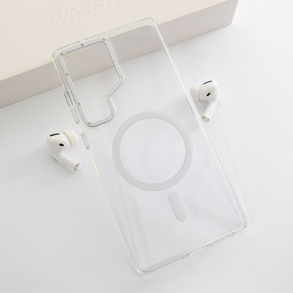 Maska za Samsung S25 Ultra/ S938B Berlia Crystal Armor Magnetic transparent bela - 615337