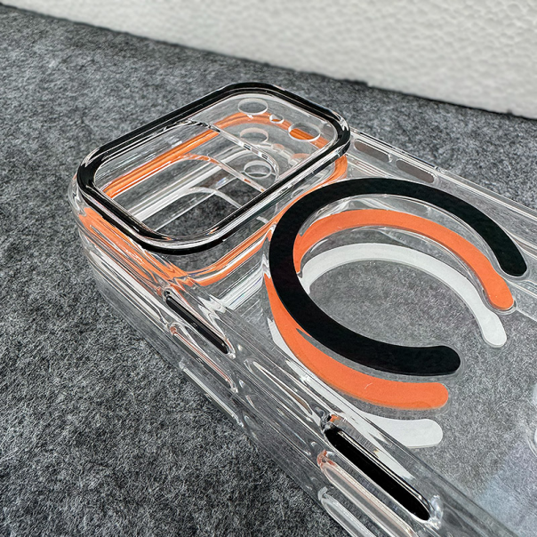 Maska za iPhone 17 Pro Max narandžasto Berlia Sheen Mag Case - 621021