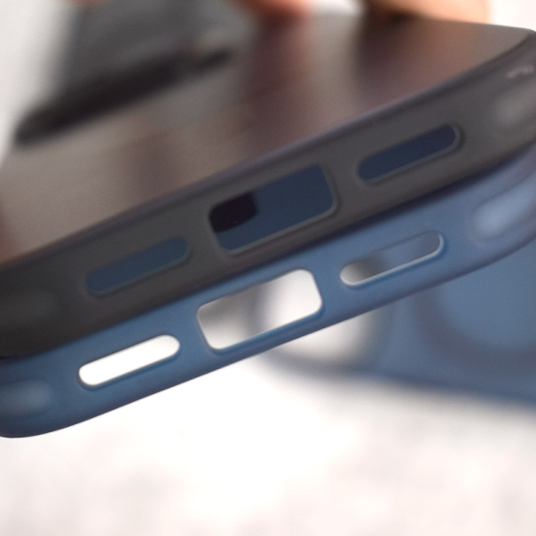 Maska za iPhone 15 Pro Max Berlia Smooth Magnet tamno plava - 608531