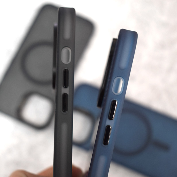 Maska za iPhone 16 Pro Max Berlia Smooth Magnet tamno plava - 614070