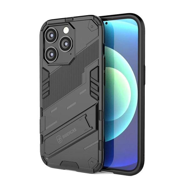 Maska za iPhone 15 Pro Bibercas crna - 603149