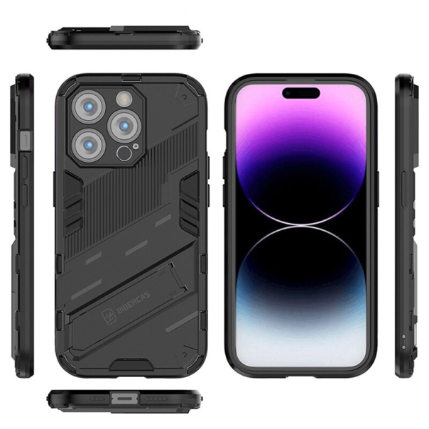 Maska za iPhone 17 Pro Max Bibercas crna - 619141