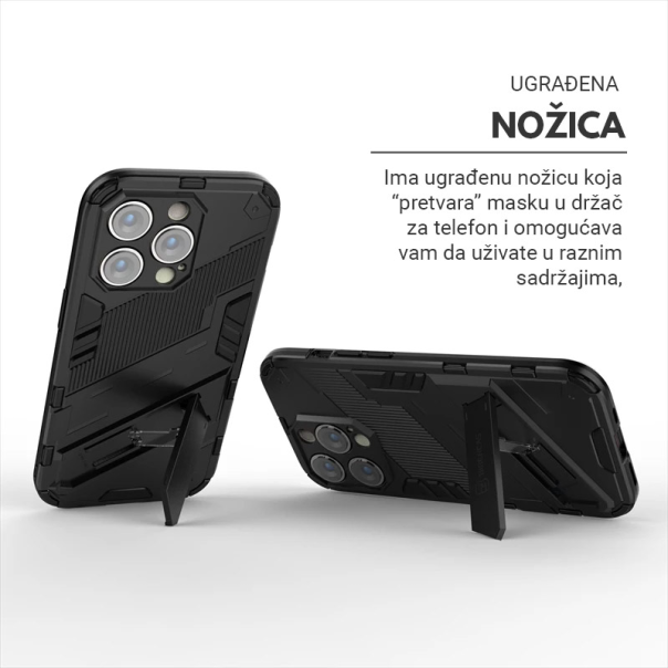 Maska za Xiaomi Redmi A4 (2024) Bibercas crna - 614851