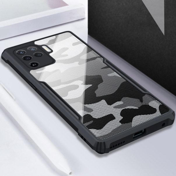 Maska za Huawei P40 Lite E/ Y7p Camouflage crna - 051263