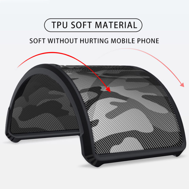Maska za Huawei P40 Pro Camouflage crna - 051264