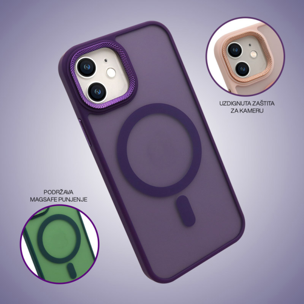 Maska za iPhone 16 Candy Shield Mag Case crna - 613349