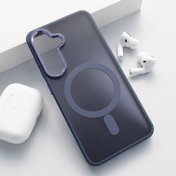 Maska za Samsung S24/ S921B/ S25/ S931B Candy Shield Mag Case tamno plava - 616666