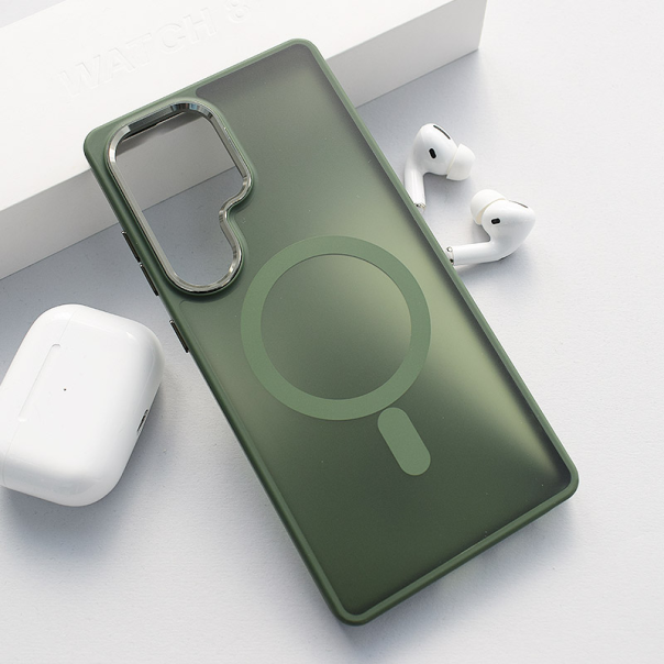 Maska za Samsung S25 Ultra/ S938B Candy Shield Mag Case tamno zelena - 616663