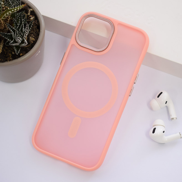 Maska za iPhone 15 Candy Shield Mag Case pink - 613336