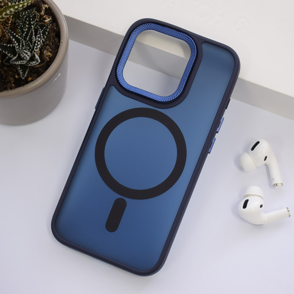 Maska za iPhone 16 Pro Candy Shield Mag Case tamno plava - 613355