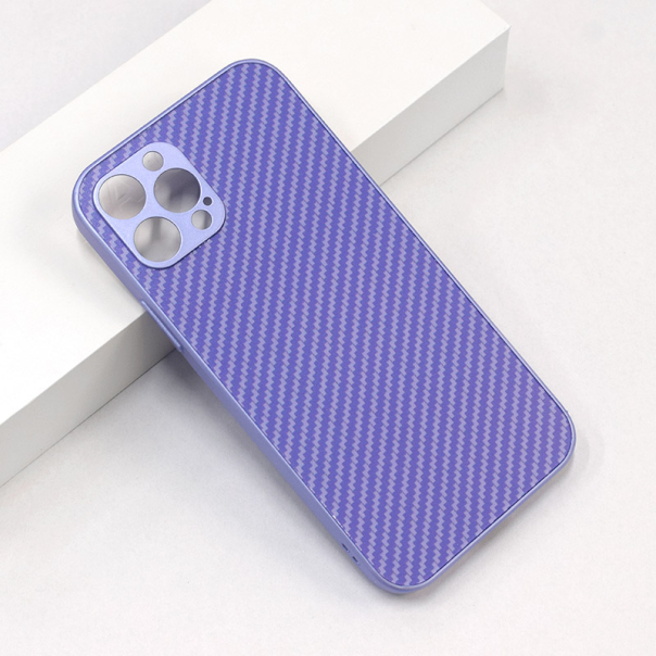 Maska za iPhone 12 Pro Carbon Acrylic ljubičasta - 602763
