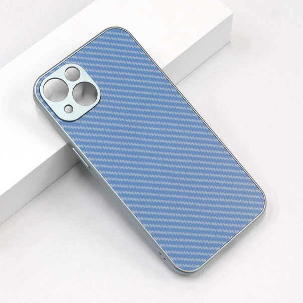 Maska za iPhone 14 Carbon Acrylic svetlo plava - 602234