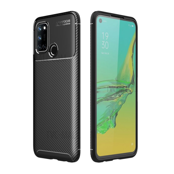 Maska za Realme 7i (Asia version) Carbon Defender crna - 053820