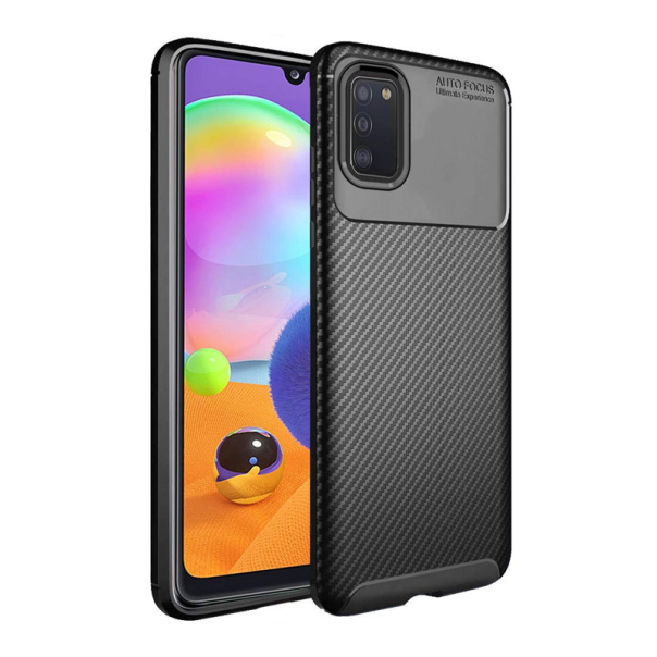 Maska za Samsung A03S/ A037G Carbon Defender crna - 055830-1