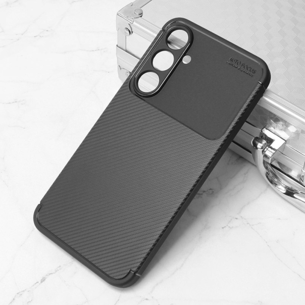 Maska za Samsung A55 5G/ A556B Carbon Defender crna - 608935