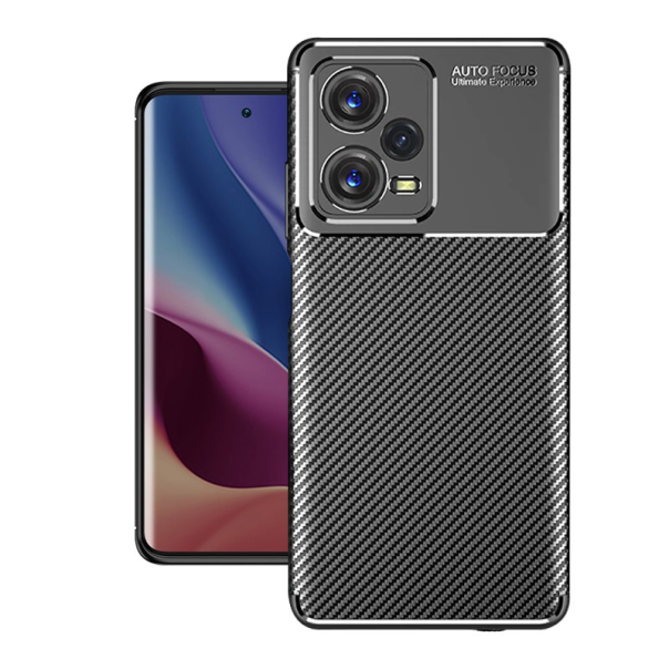 Maska za Xiaomi Redmi Note 12 Pro Plus Carbon Defender crna - 058628