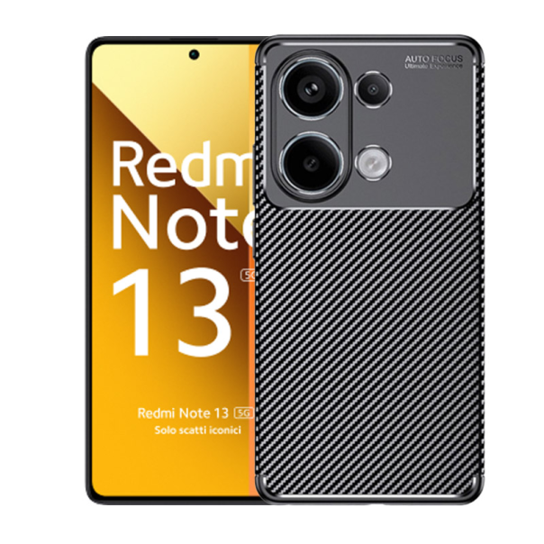 Maska za Xiaomi Redmi Note 13 5G (EU) Carbon Defender crna - 610982
