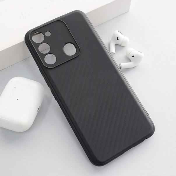 Maska za Tecno Spark 8C/ Spark 9 Carbon fiber crna - 617142