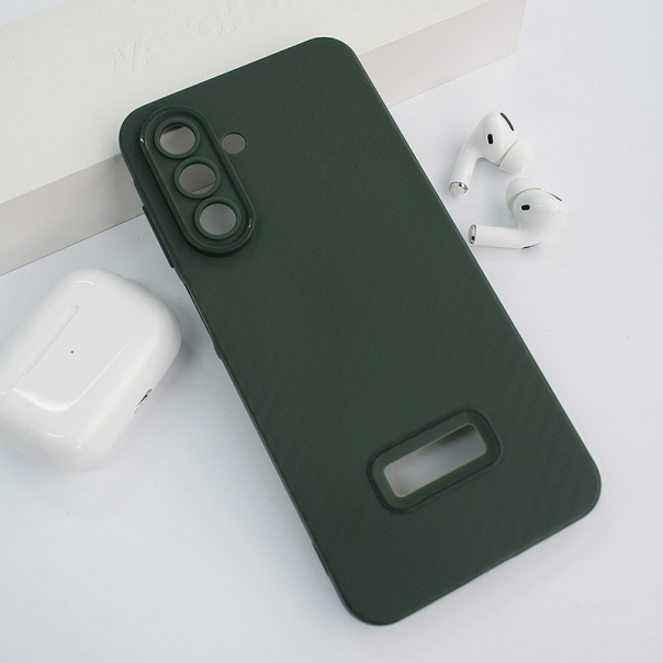 Maska za Samsung A26 5G/ A266B Carbon Prop zelena - 616232