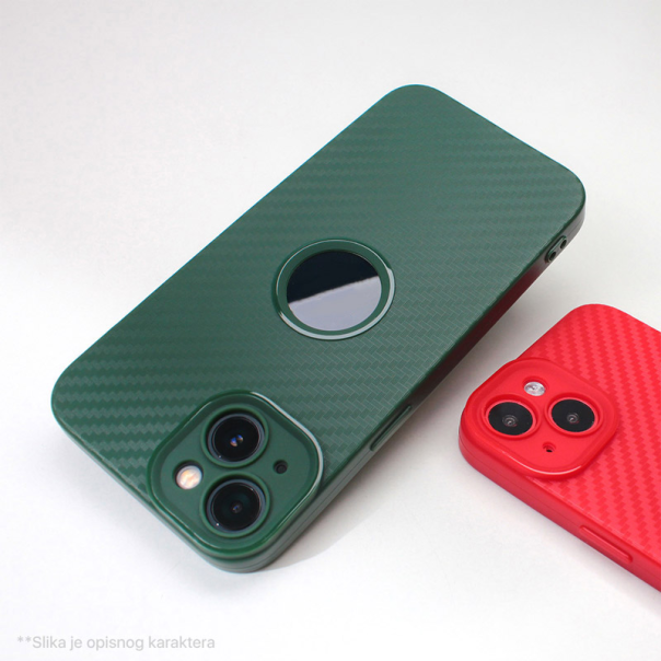 Maska za Xiaomi Redmi A3 (2024) Carbon Prop zelena - 611322