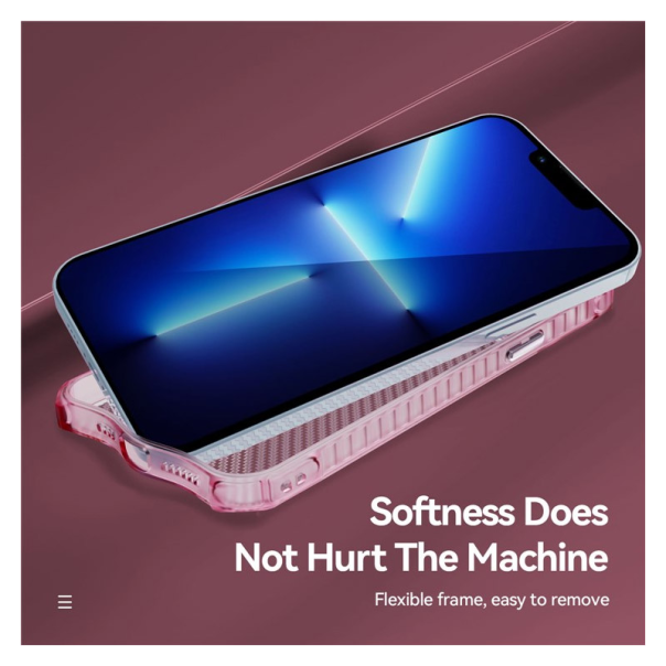 Maska Carbon shield iPhone 14 Pro Max pink - 057654