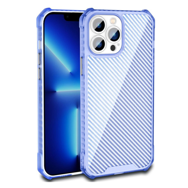Maska Carbon shield iPhone 14 Pro plava - 057644