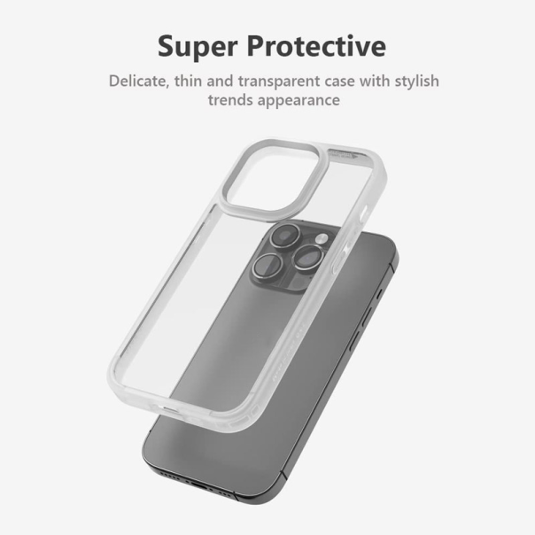 Maska za iPhone 14 Pro Carbonic frame plava - 607378