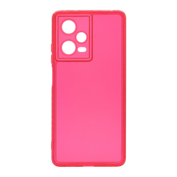 Maska za Xiaomi Redmi Note 12 Pro Clear color crvena - 058460