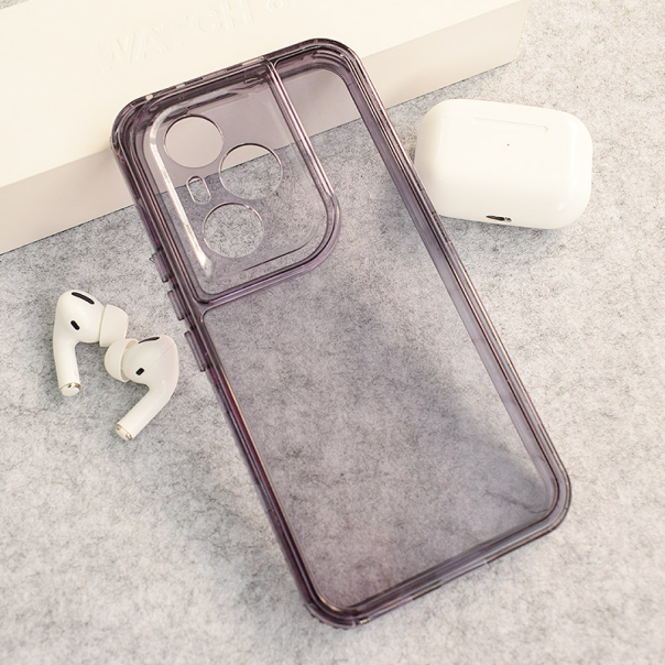 Maska za Honor 400 Pro Color Transparent crna - 619165