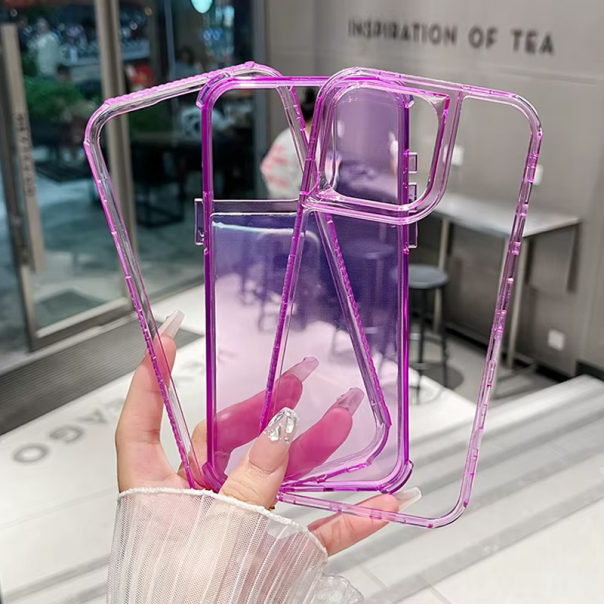 Maska za Honor 400 Color Transparent roze - 619169